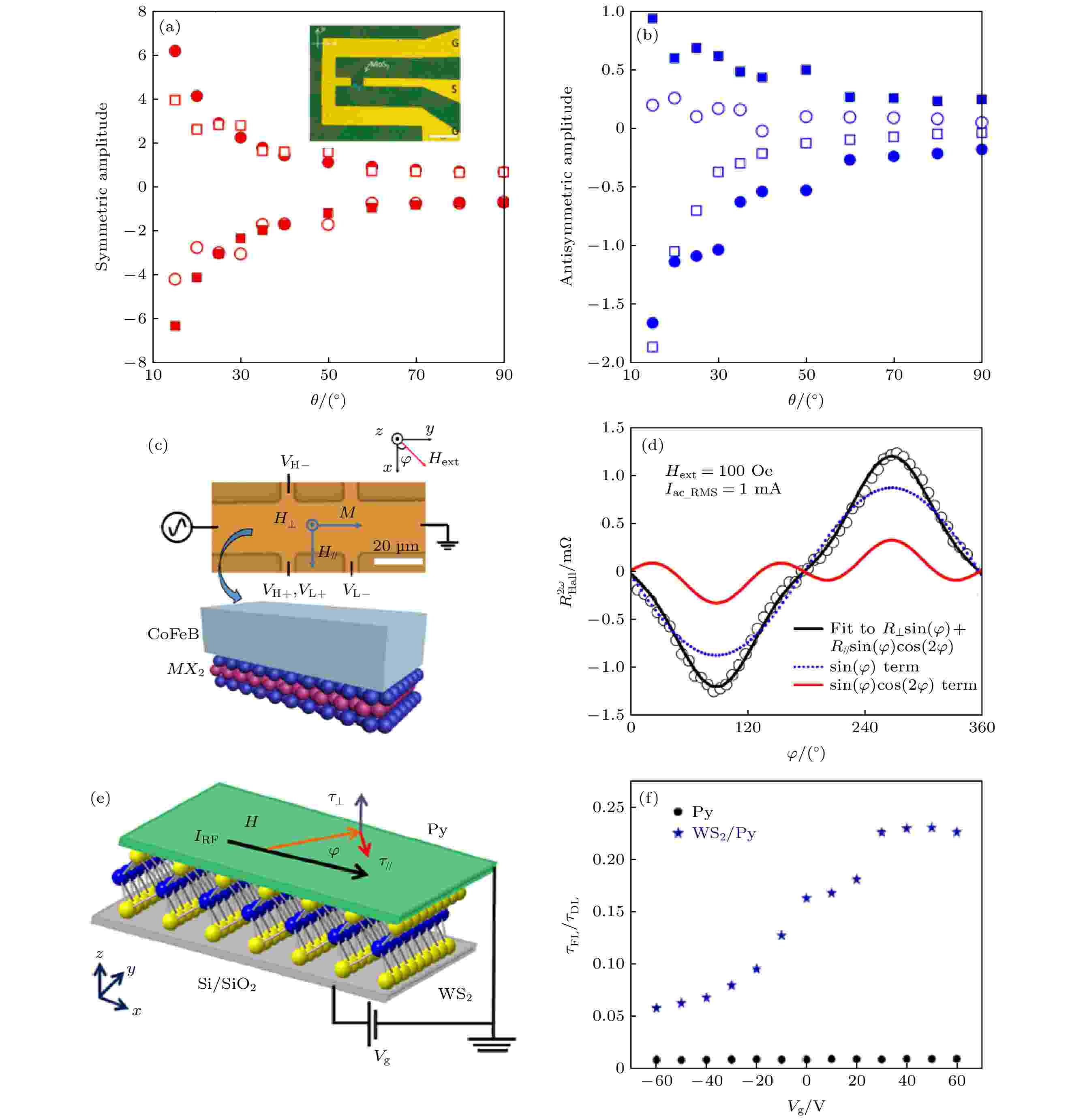 Research progress of spin-orbit torques based on two-dimensional 