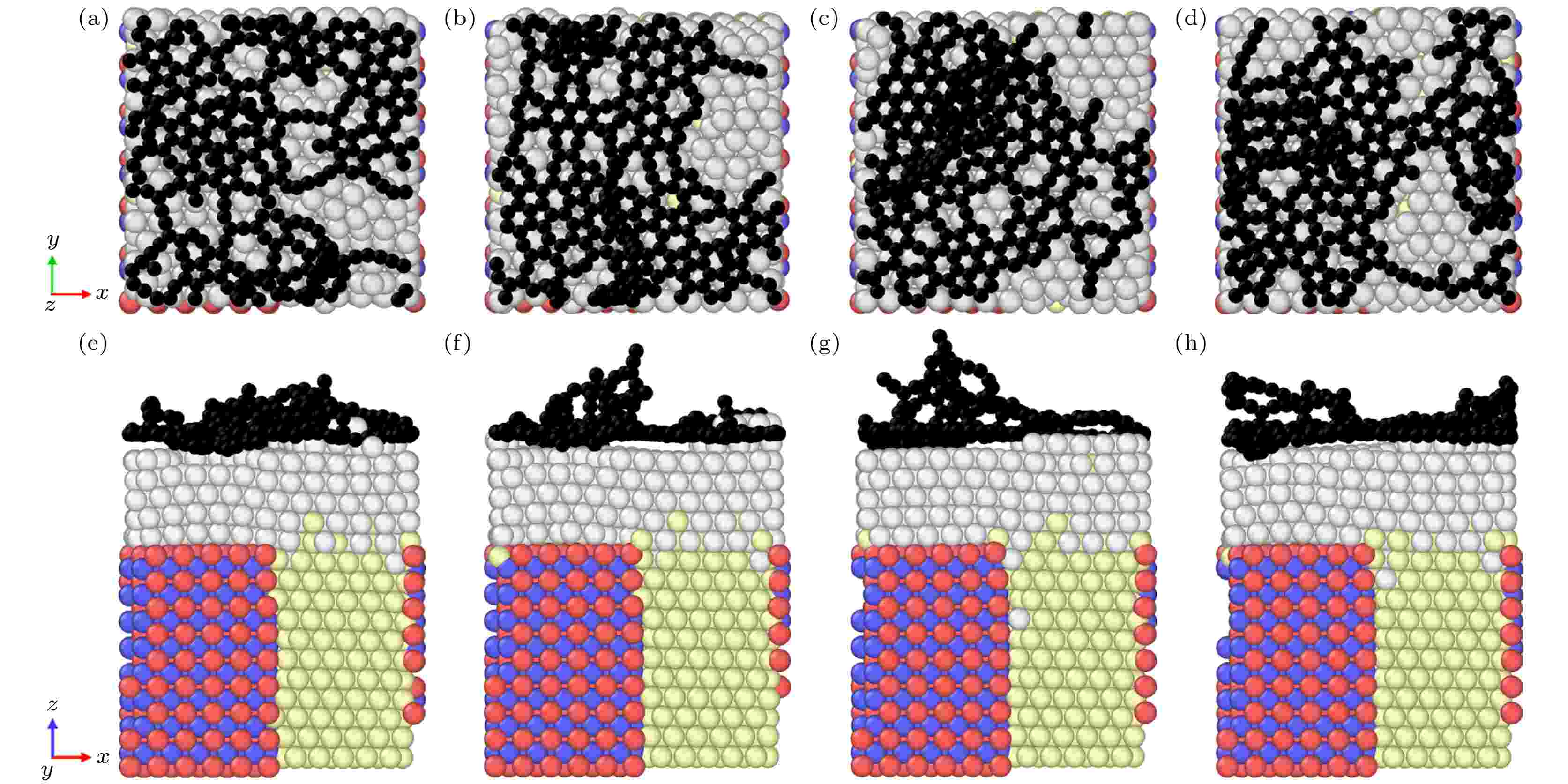 Molecular dynamics simulation of effect of nickel transition layer