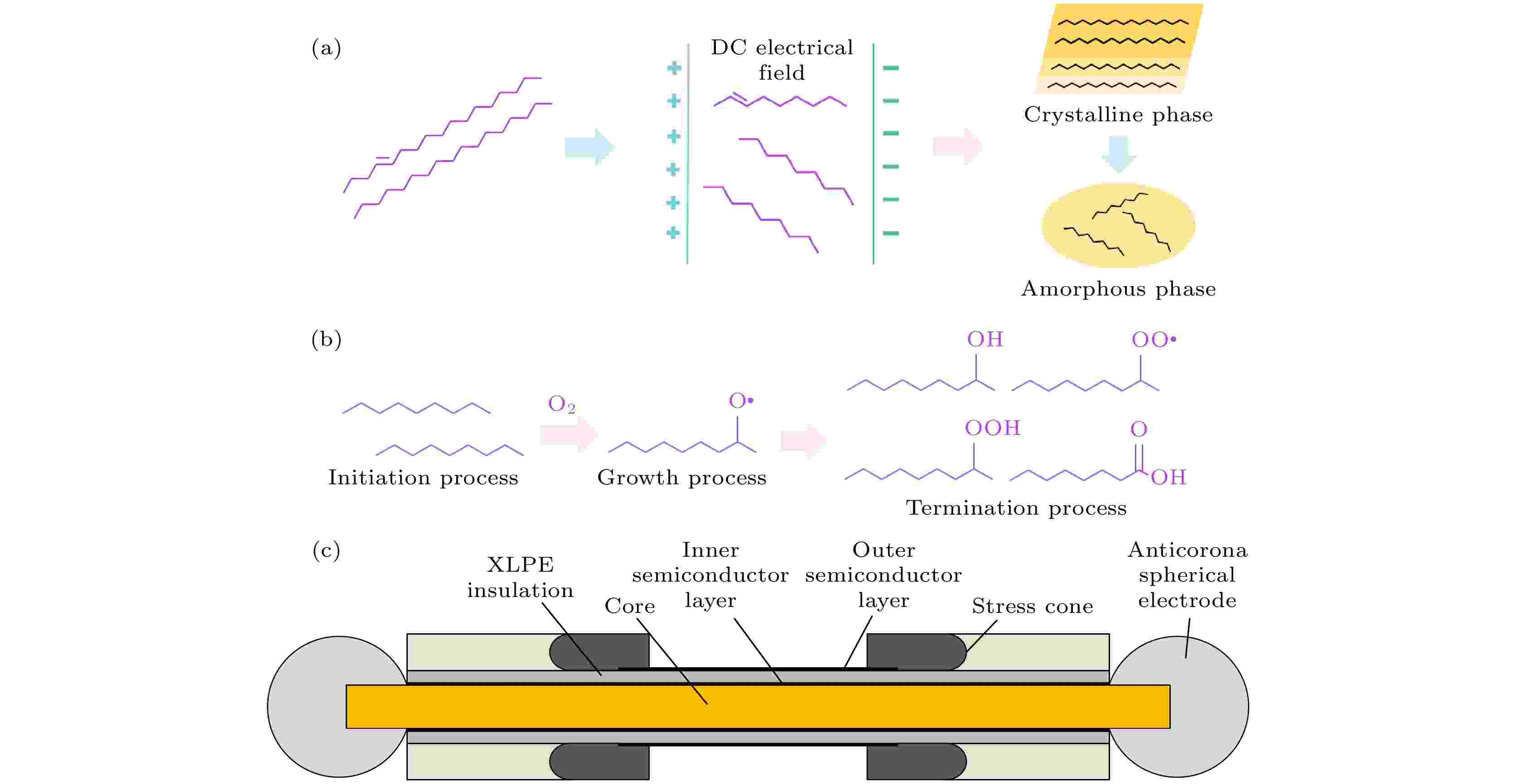 りん Aging and life control of cross-linked polyethylene as cable
