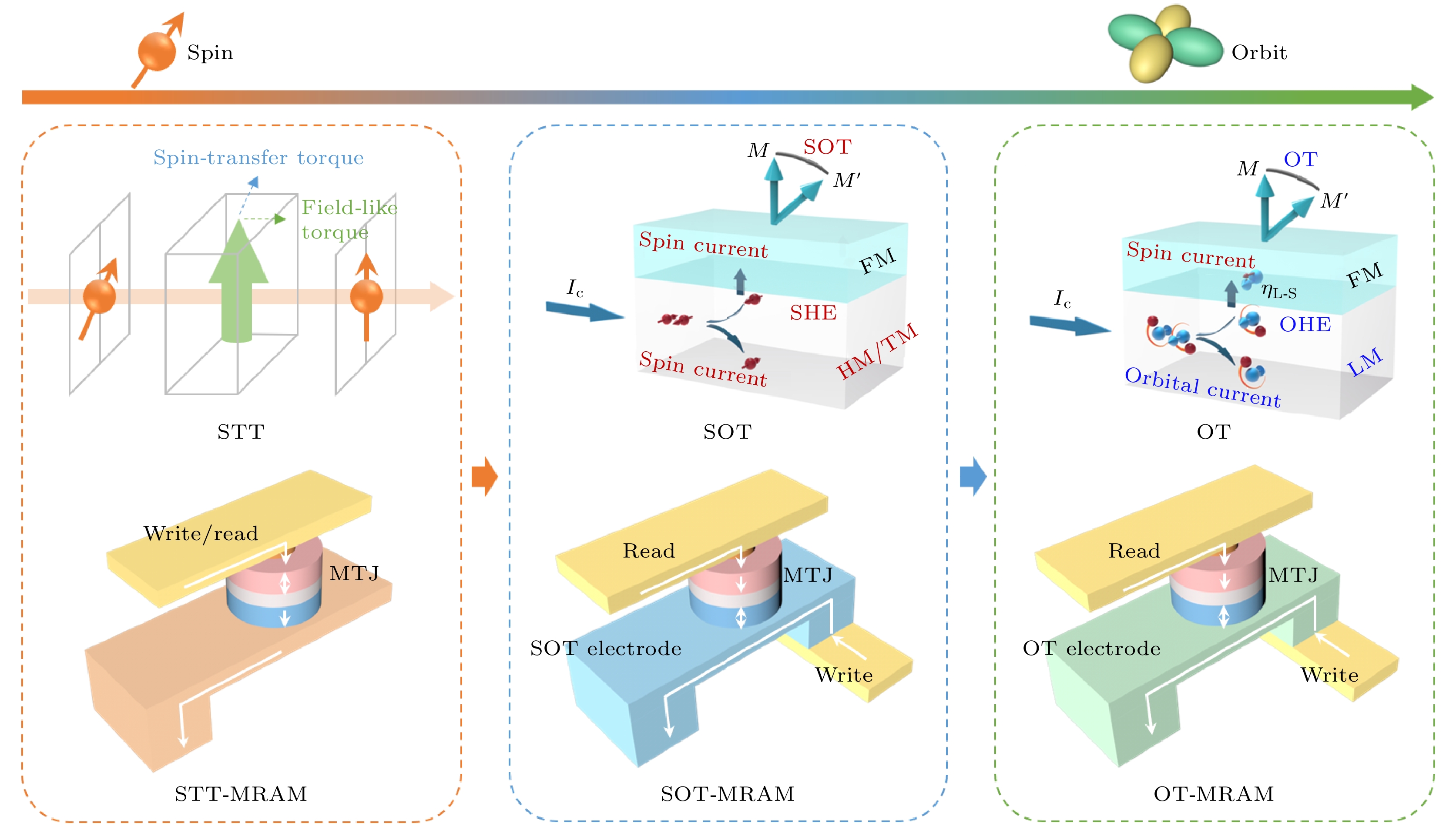 Orbital torque magnetic memory: From physical mechanisms to device